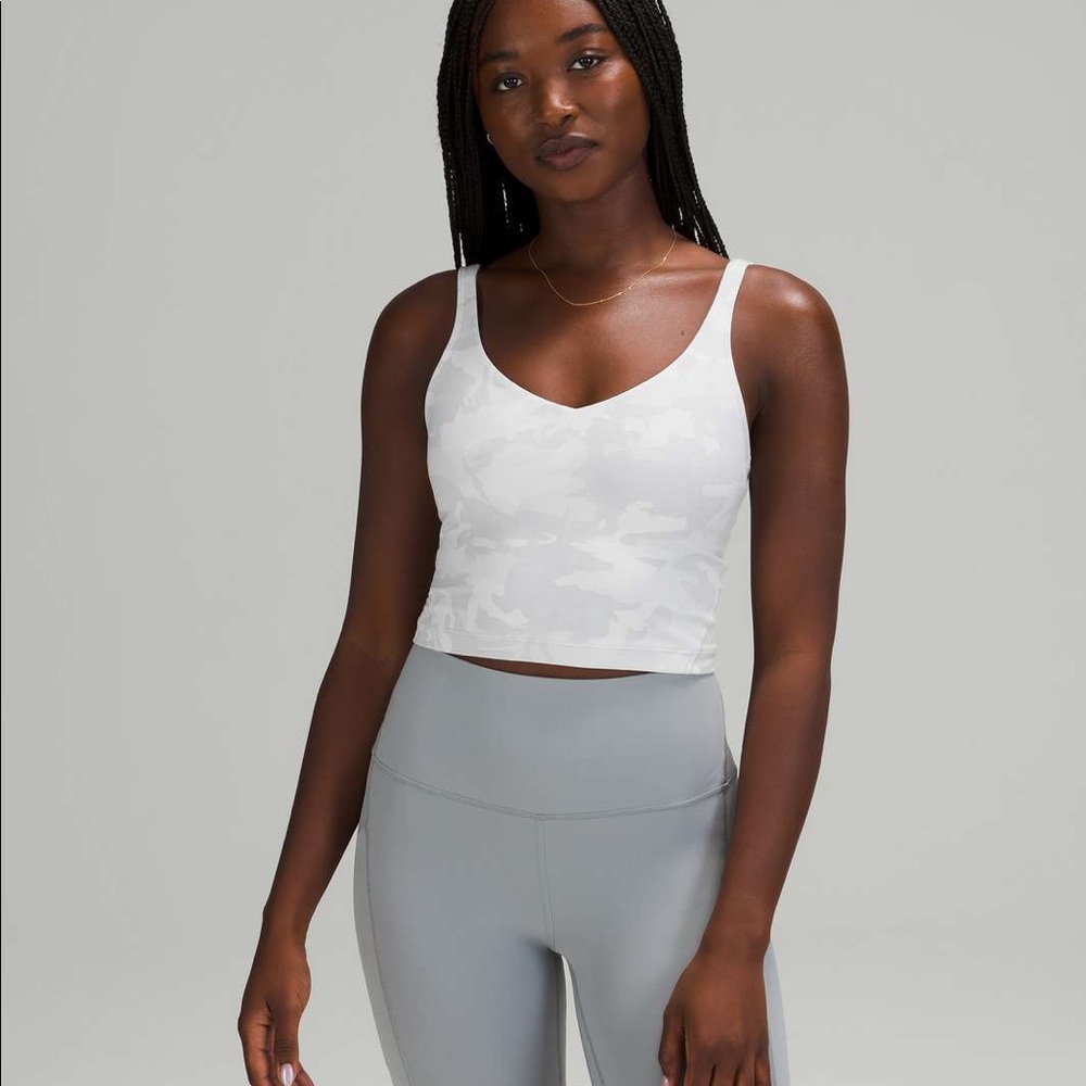 Lululemon White Camo Align Tank